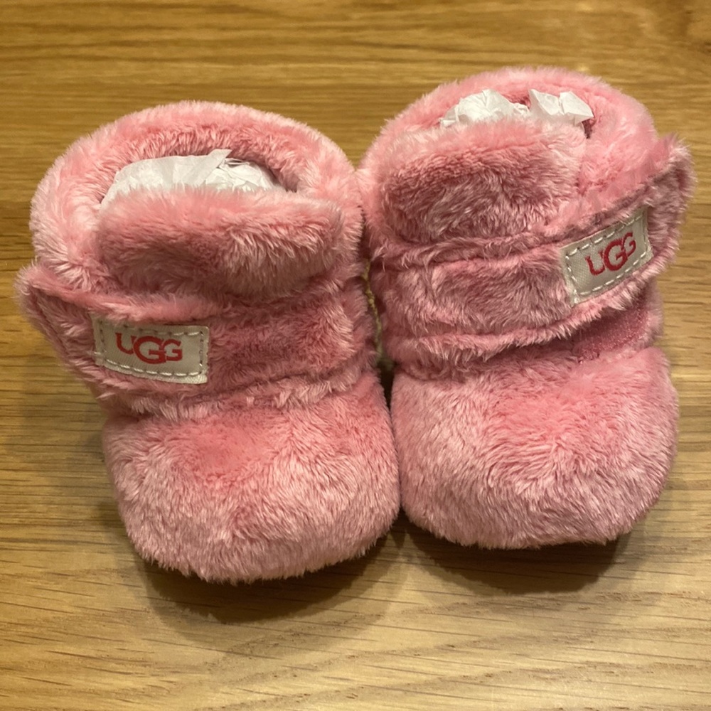 UGG Bixbee Pink Baby Slippers (NWOT)